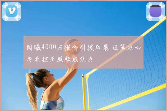 同曦4000万报价引援风暴 辽篮核心与北控王岚钦成焦点